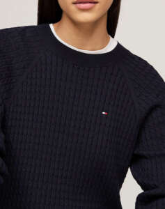 TOMMY HILFIGER CO CABLE C-NK SWEATER