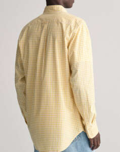 GANT REG POPLIN GINGHAM SHIRT LS