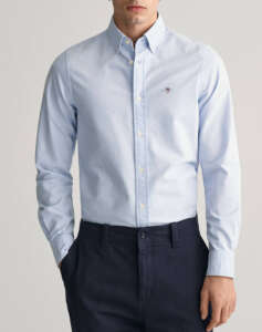 GANT LS SLIM OXFORD STRETCH SHIRT