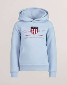 GANT LS ARCHIVE SHIELD RAGLAN HOODIE