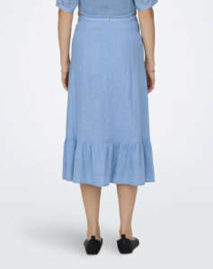 ONLY FEB ONLTOKYO HW LINEN BLEND LONG SKIRT PNT