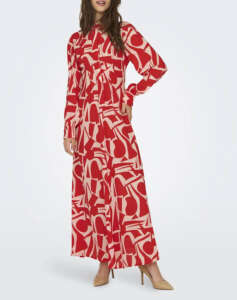 ONLY JAN ONLHELENA LIFE L/S MAXI DRESS PTM