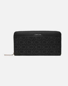 CALVIN KLEIN CK MUST LG ZIP AROUND_MONO (Διαστάσεις: 19 x 9.5 εκ.)