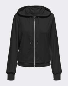 ONLY ONLREBEL L/S ZIP STRING HOOD CC SWT