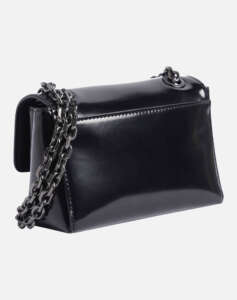 CALVIN KLEIN RE-LOCK SM SHOULDER BAG_SHINY (Dimensions: 17 x 13 x 4 cm.)