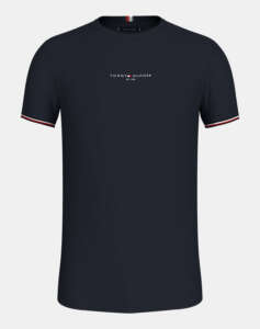 TOMMY HILFIGER TOMMY LOGO TIPPED TEE