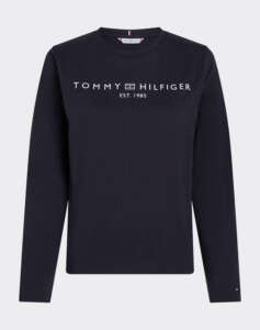 TOMMY HILFIGER REG CORP LOGO C-NK LS