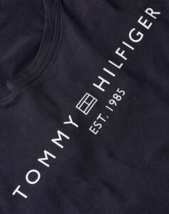 TOMMY HILFIGER REG CORP LOGO C-NK LS