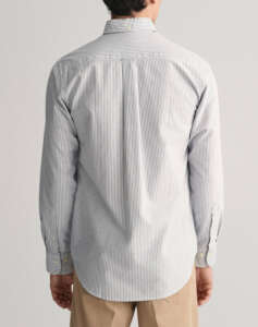 GANT LS REG OXFORD BANKER STRIPE SHIRT