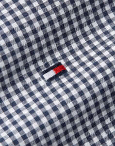 TOMMY HILFIGER MICRO GINGHAM POPLIN SF SHIRT