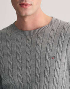 GANT ΠΟΥΛΟΒΕΡ ΜΜ COTTON CABLE C-NECK