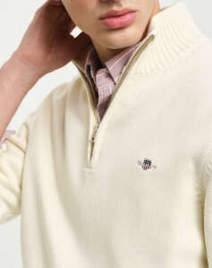 GANT ΠΟΥΛΟΒΕΡ ΜΜ CASUAL COTTON HALF ZIP