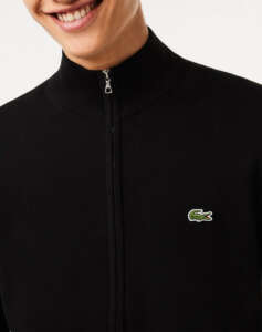 LACOSTE KNIT SWEATER JACKET