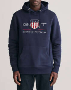 GANT LS REG ARCHIVE SHIELD HOODIE