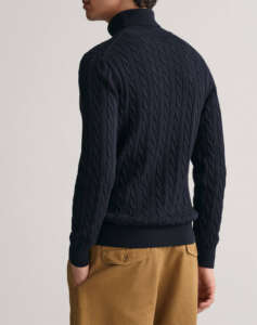 GANT SWEATER LS COTTON CABLE TURTLE NECK