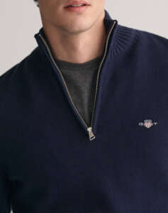 GANT SWEATER LS CASUAL COTTON HALF ZIP