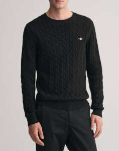 GANT SWEATER LS COTTON CABLE C-NECK