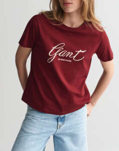 GANT ΜΠΛΟΥΖΑ ΚΜ REG SCRIPT T-SHIRT