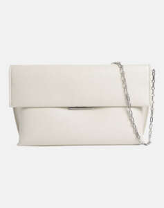 CALVIN KLEIN LINEAR SHOULDER BAG_SM PEBBLE (Dimensions: 30 x 19 x 9 cm)