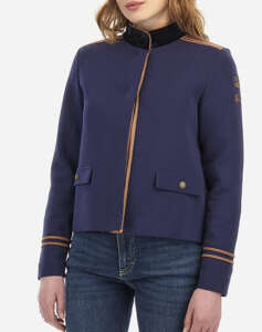 LA MARTINA LS WOMAN JACKET DOUBLE JERSEY SCU