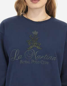 LA MARTINA WOMEN LS CREWNECK FLEECE SWEATSHIRT