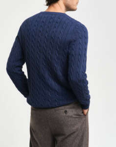 GANT SWEATER LS COTTON CABLE C-NECK