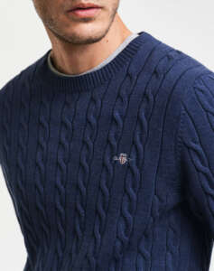 GANT ΠΟΥΛΟΒΕΡ ΜΜ COTTON CABLE C-NECK