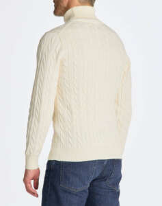 GANT SWEATER LS COTTON CABLE TURTLE NECK