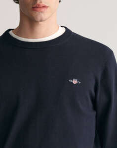 GANT SWEATER LS CLASSIC COTTON C-NECK