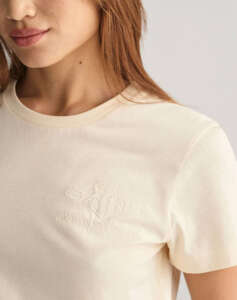 GANT REG TONAL SHIELD SS T-SHIRT