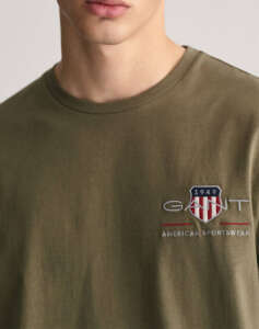 GANT REG ARCHIVE SHIELD EMB SS T-SHIRT