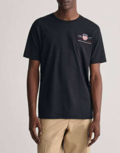 GANT REG ARCHIVE SHIELD EMB SS T-SHIRT