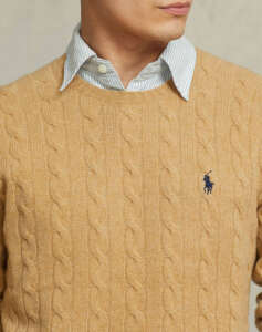 RALPH LAUREN CABLECNPP-PULLOVER