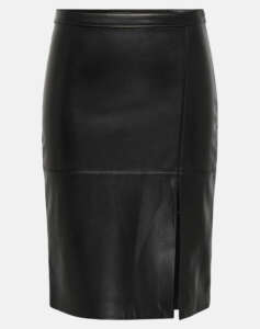 ONLY ONLNEWOLINE FAUX LEATHER SKIRT CC OTW