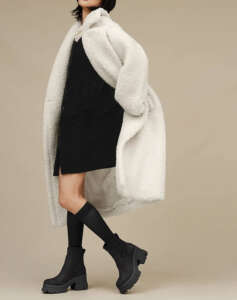 UGG Gertrude Long Teddy Coat