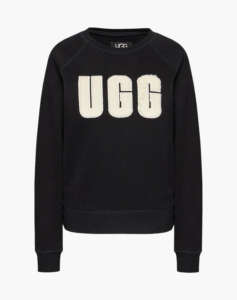 UGG W MADELINE FUZZY LOGO CREWNECK