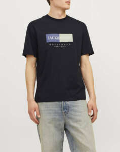 JACK&JONES JORFREDERIKSBERG BOX TEE SS C.N SN