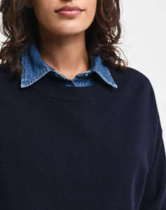 GANT SWEATER LS SUPERFINE LAMBSWOOL C-NECK