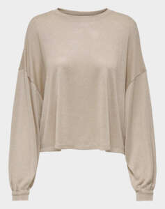 ONLY ONLAMBER L/S LOOSE GLITTER TOP JRS