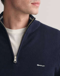 GANT ΠΟΥΛΟΒΕΡ ΜΜ COTTON PIQUE HALF ZIP