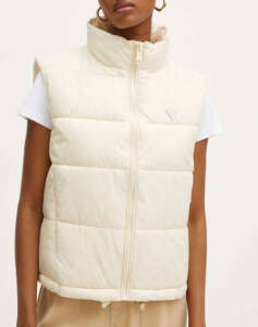 GUESS NEW 4G LOGO PADDED VEST WOMEN