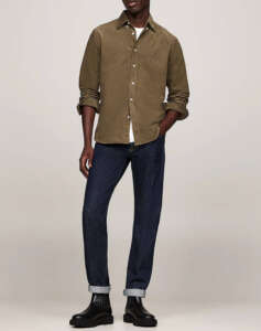 TOMMY HILFIGER SOLID CORDUROY RF SHIRT