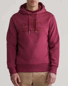 GANT SWEATSHIRT LS REG TONAL SHIELD HOODIE