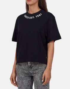 GUESS SS CN NECK LOGO TEE WOMENS T-SHIRT