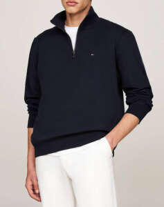 TOMMY HILFIGER ESSENTIAL FLEECE 1/4 ZIP