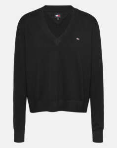 TOMMY JEANS TJW ESSENTIAL VNECK SWEATER EXT