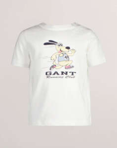 GANT RUNNING DOG PRINT T-SHIRT