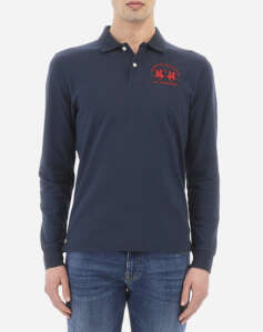 LA MARTINA ΜΠΛΟΥΖΑ POLO ΜΜ MAN POLO L/S PIQUET STRETCH