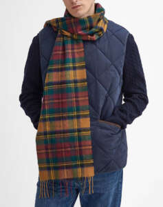 BARBOUR NEW CHECK TARTAN SCARF ΦΟΥΛΑΡΙ