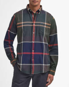 BARBOUR DUNOON TAILORED TARTAN SHIRT LS